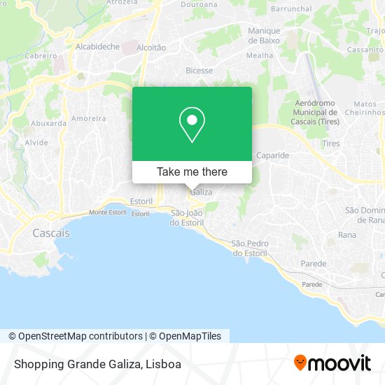 Shopping Grande Galiza mapa