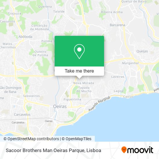 Sacoor Brothers Man Oeiras Parque map