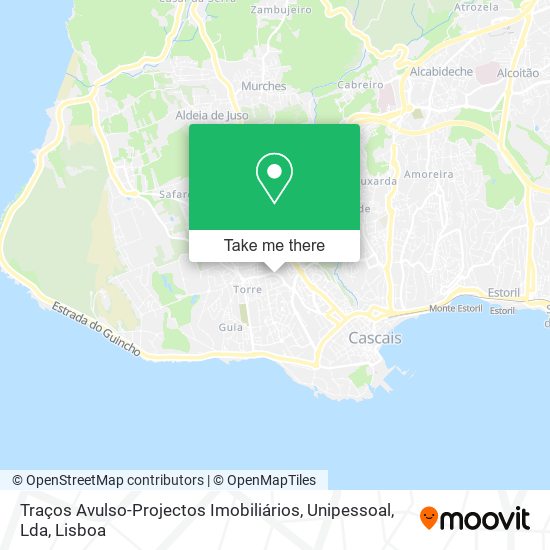 Traços Avulso-Projectos Imobiliários, Unipessoal, Lda mapa