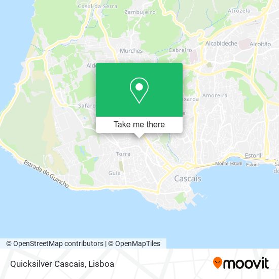 Quicksilver Cascais map