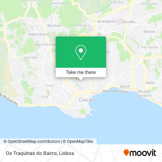 Os Traquinas do Bairro map