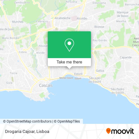 Drogaria Cajoar mapa
