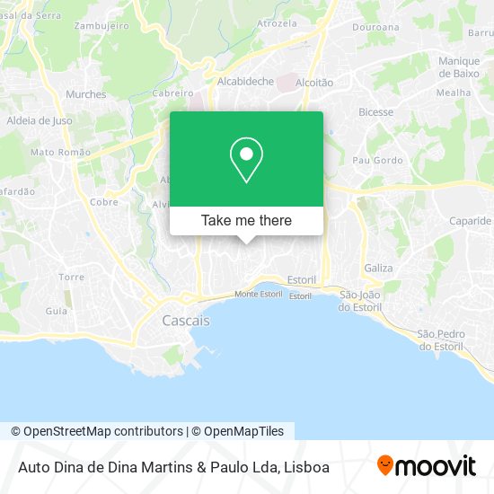 Auto Dina de Dina Martins & Paulo Lda map