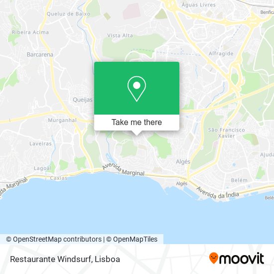 Restaurante Windsurf mapa