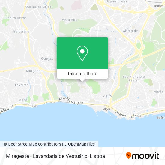 Mirageste - Lavandaria de Vestuário map