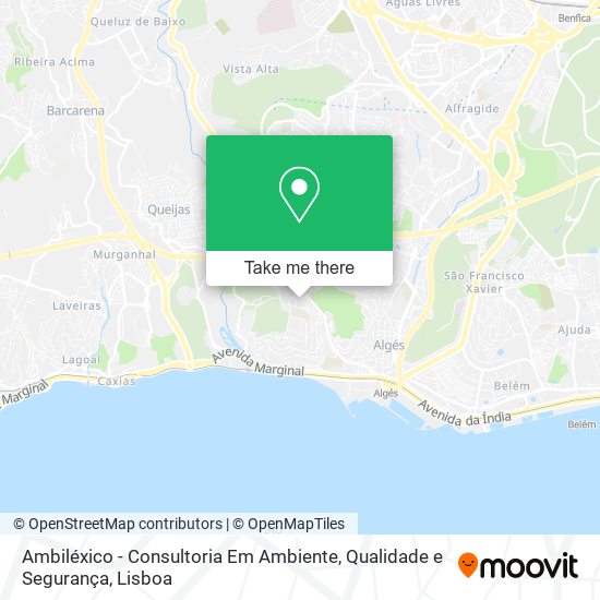 Ambiléxico - Consultoria Em Ambiente, Qualidade e Segurança map