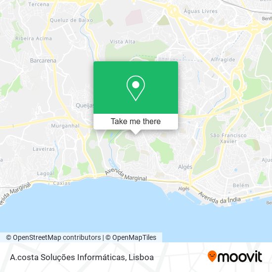 A.costa Soluções Informáticas map