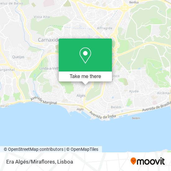 Era Algés/Miraflores map