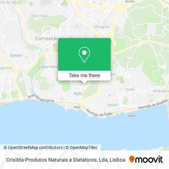 Crisilda-Produtos Naturais e Dieteticos, Lda map