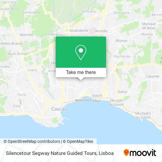 Silencetour Segway Nature Guided Tours mapa