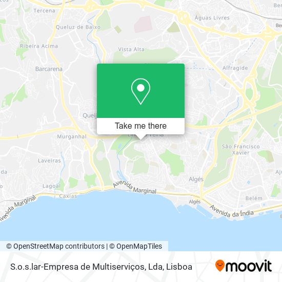 S.o.s.lar-Empresa de Multiserviços, Lda mapa