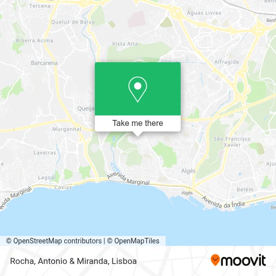 Rocha, Antonio & Miranda map