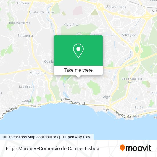 Filipe Marques-Comércio de Carnes map