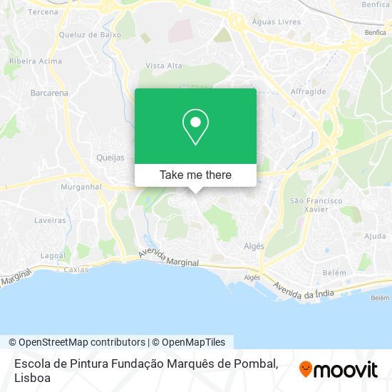 Escola de Pintura Fundação Marquês de Pombal map