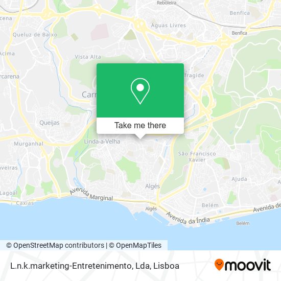 L.n.k.marketing-Entretenimento, Lda mapa