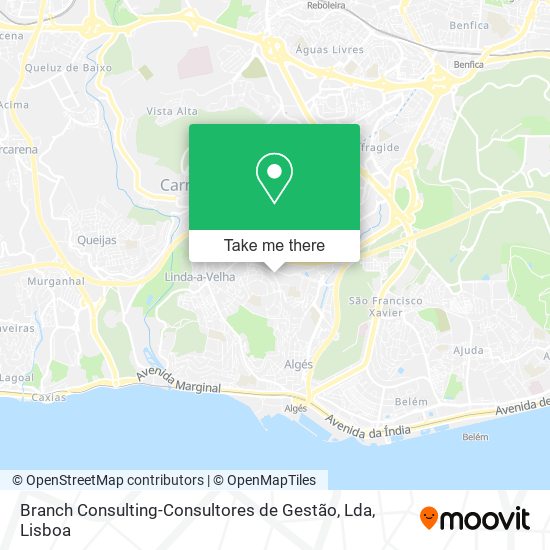 Branch Consulting-Consultores de Gestão, Lda mapa