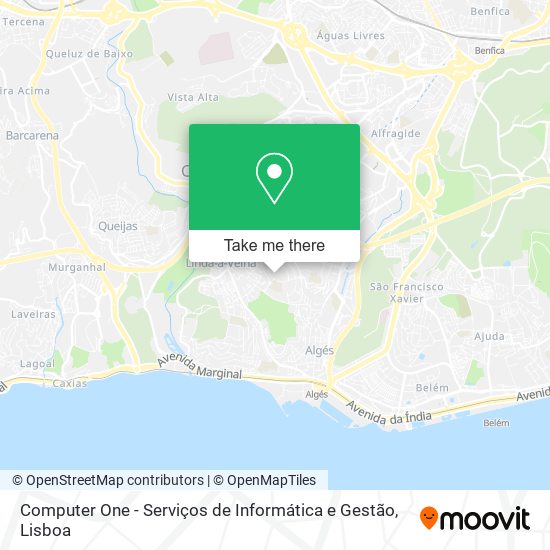 Computer One - Serviços de Informática e Gestão map