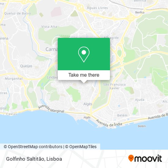 Golfinho Saltitão map