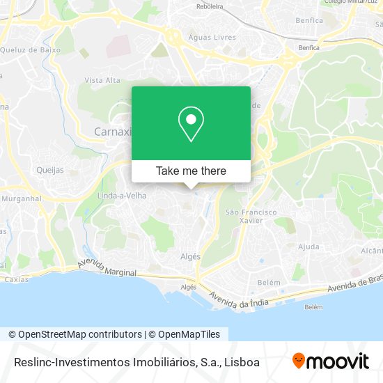 Reslinc-Investimentos Imobiliários, S.a. map