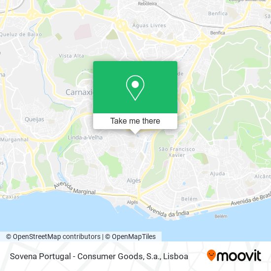Sovena Portugal - Consumer Goods, S.a. mapa