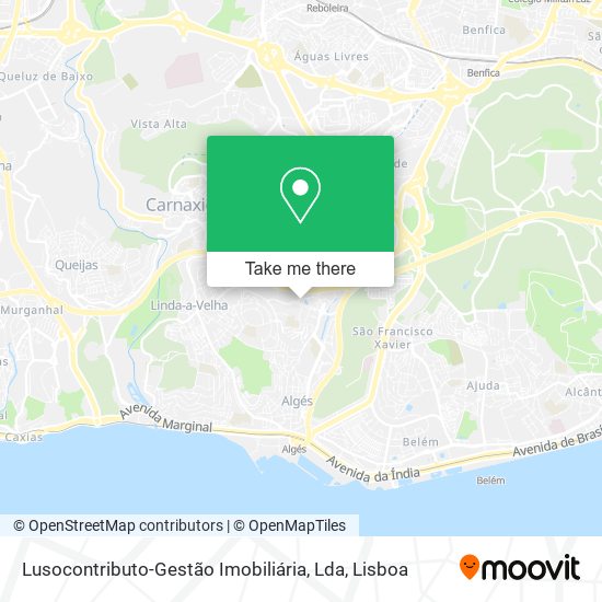 Lusocontributo-Gestão Imobiliária, Lda mapa