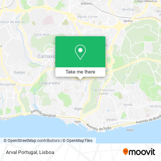 Arval Portugal map