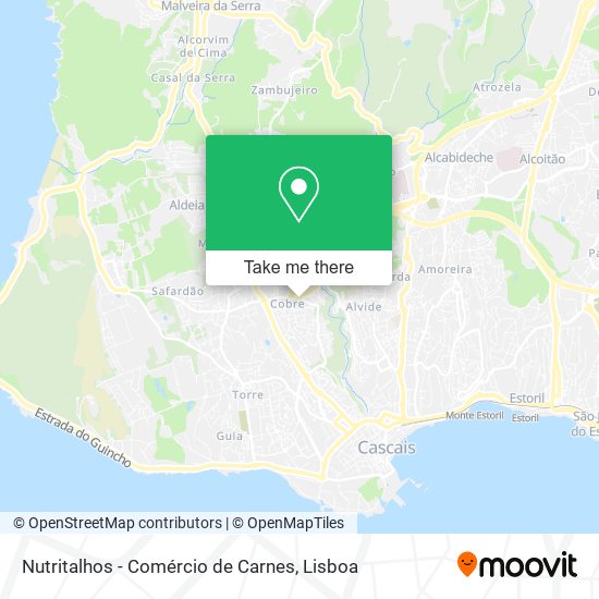 Nutritalhos - Comércio de Carnes map