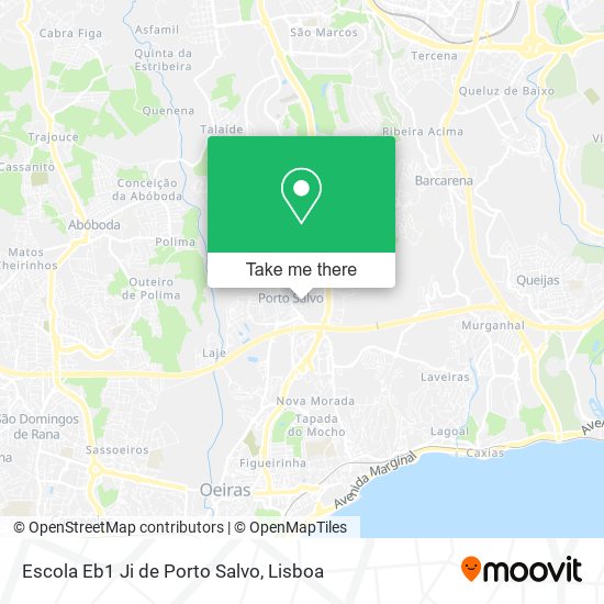 Escola Eb1 Ji de Porto Salvo map