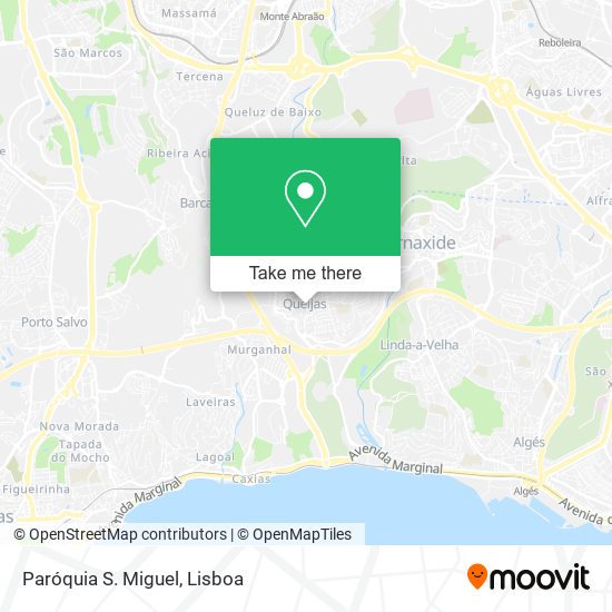 Paróquia S. Miguel map