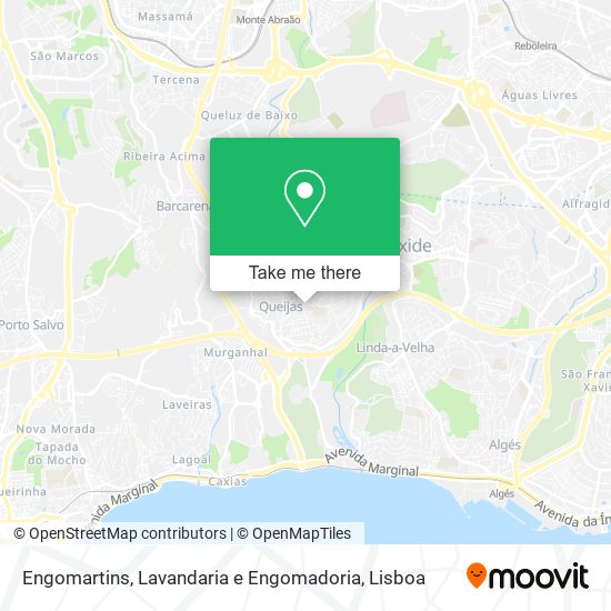 Engomartins, Lavandaria e Engomadoria map