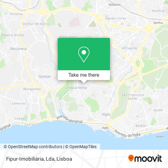 Fipur-Imobiliária, Lda mapa