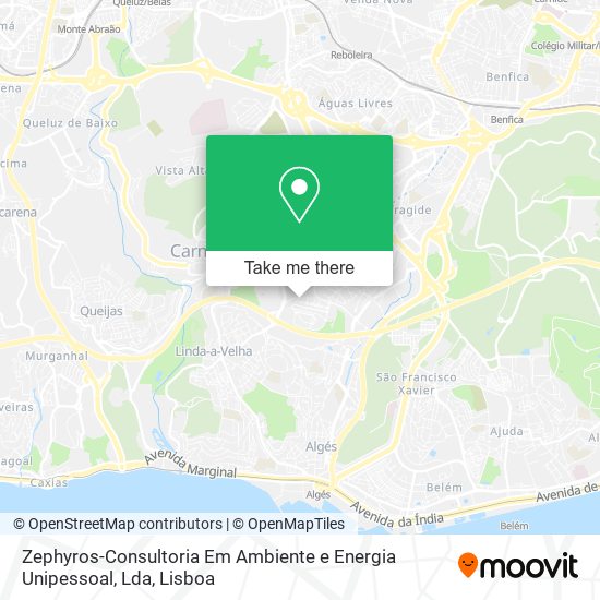 Zephyros-Consultoria Em Ambiente e Energia Unipessoal, Lda map