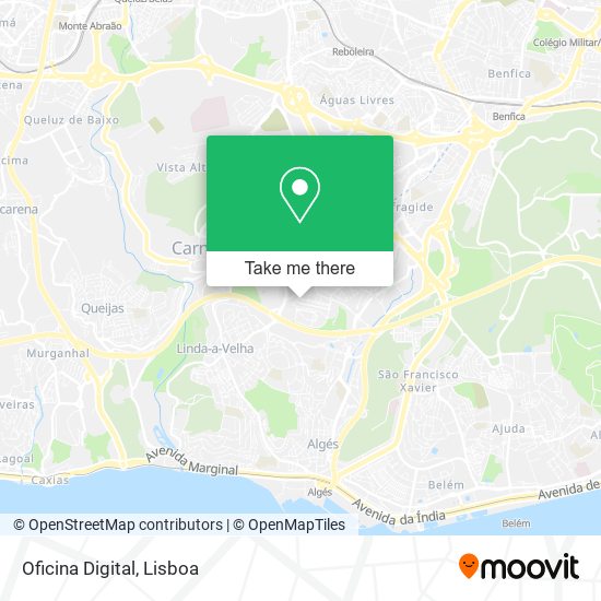 Oficina Digital mapa
