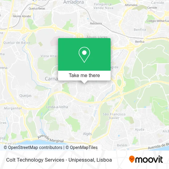 Colt Technology Services - Unipessoal map
