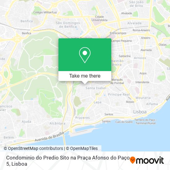 Condominio do Predio Sito na Praça Afonso do Paço 5 map