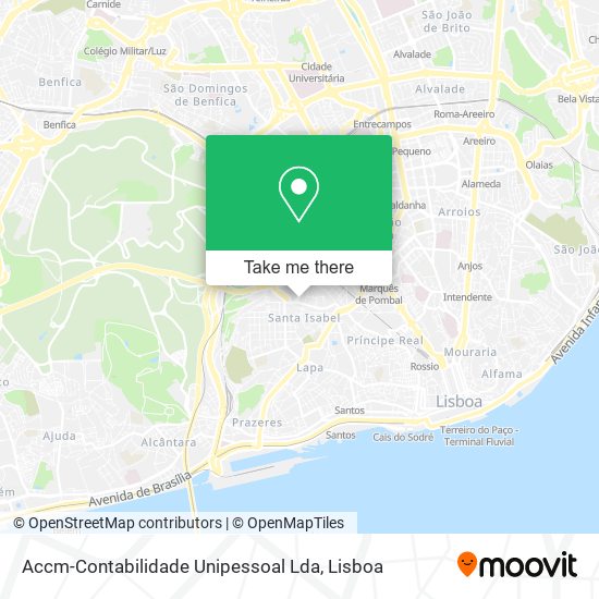 Accm-Contabilidade Unipessoal Lda map