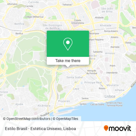 Estilo Brasil - Estética Unisexo map