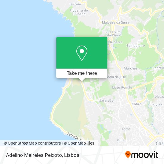 Adelino Meireles Peixoto map