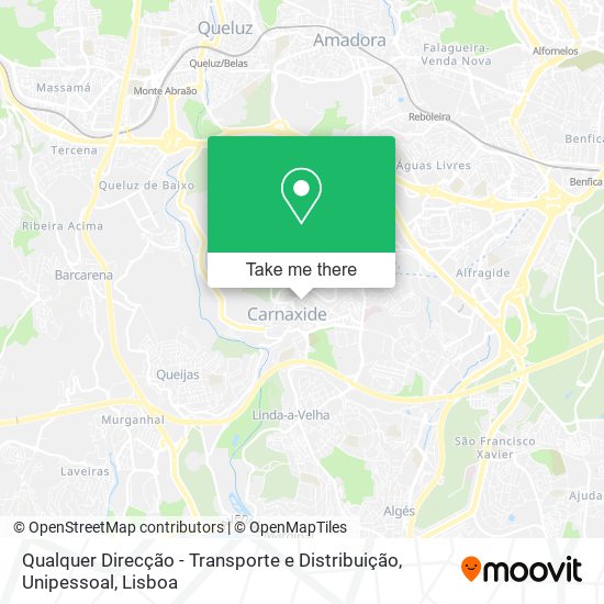 Qualquer Direcção - Transporte e Distribuição, Unipessoal mapa