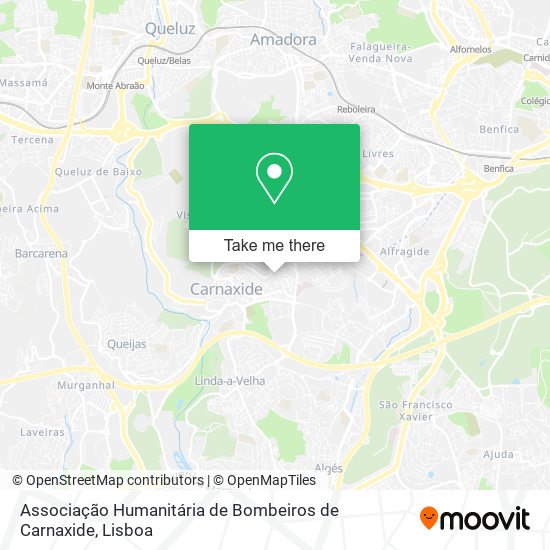 Associação Humanitária de Bombeiros de Carnaxide map