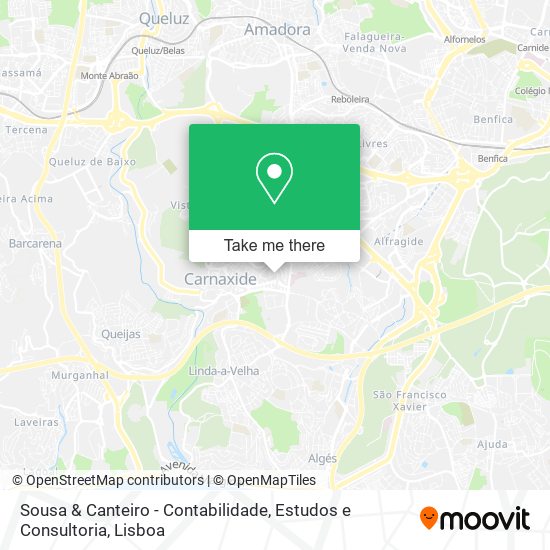 Sousa & Canteiro - Contabilidade, Estudos e Consultoria map