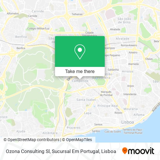 Ozona Consulting Sl, Sucursal Em Portugal mapa