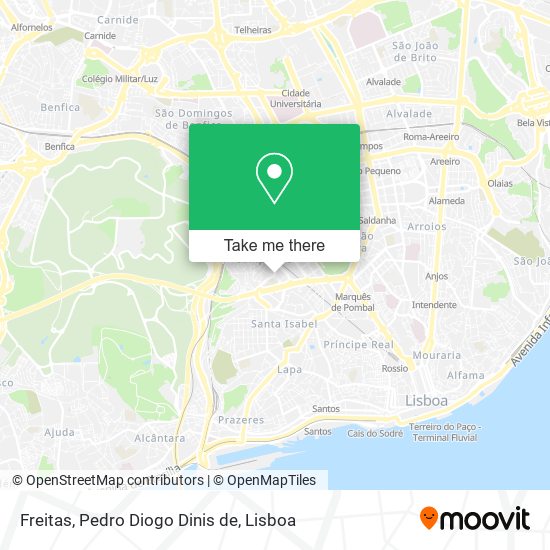 Freitas, Pedro Diogo Dinis de mapa