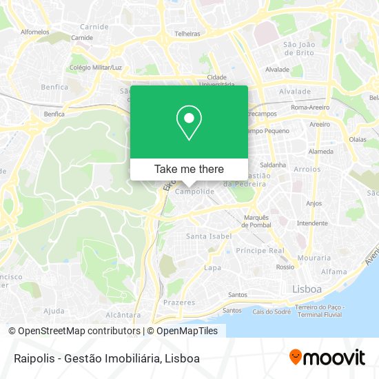 Raipolis - Gestão Imobiliária mapa