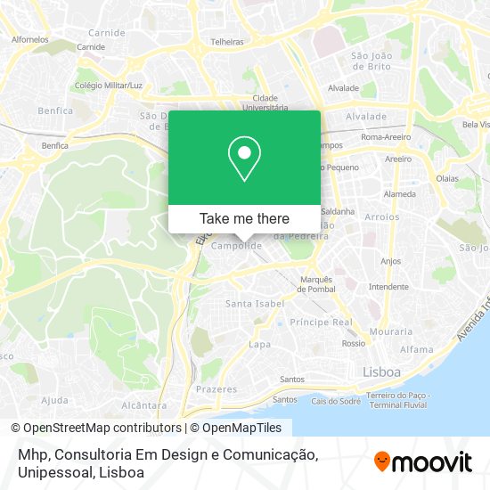 Mhp, Consultoria Em Design e Comunicação, Unipessoal mapa