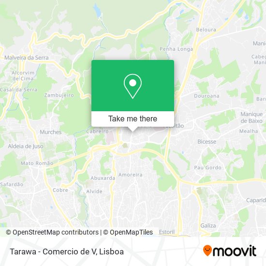 Tarawa - Comercio de V mapa