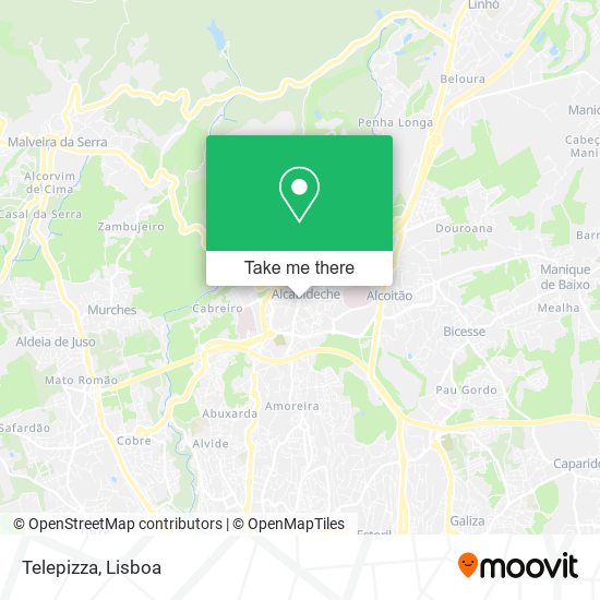 Telepizza map