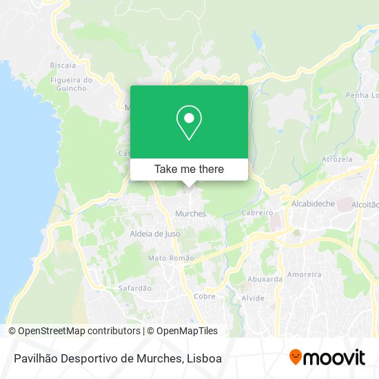 Pavilhão Desportivo de Murches map