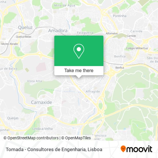 Tomada - Consultores de Engenharia mapa