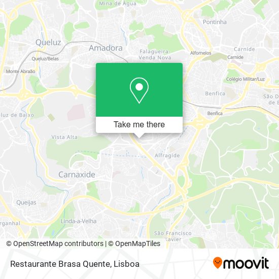Restaurante Brasa Quente mapa